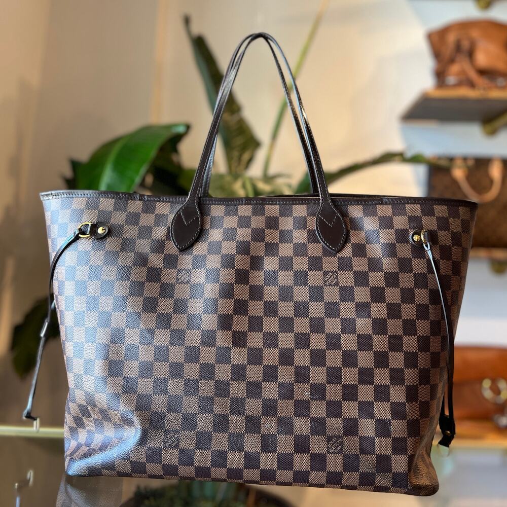 LOUIS VUITTON Damier Ebene Neverfull GM